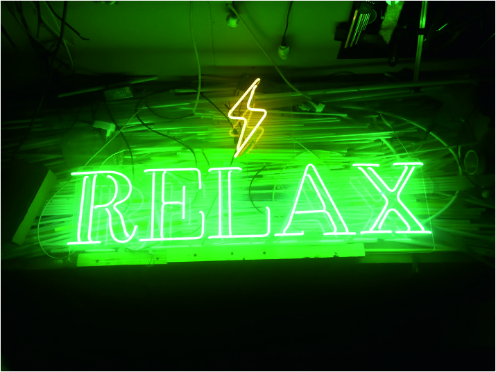 relax hazır neon tabelası